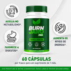 Burn Jaro Pro – Suplemento Alimentar em Cápsulas para Auxiliar no Gerenciamento do Peso
